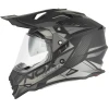NOX N312 Track matná černo-stříbrná enduro helma na motorku NOX N312 Track matná černo-stříbrná enduro helma na motorku