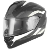 NOX N304-S REVO matná černo-bílá integrální helma na motorku