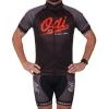 Odi Race Men černo-šedý pánský cyklodres s krátkým rukávem