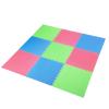 ONE FITNESS Ochranná puzzle podložka MP10 zelená-modrá-červená