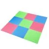 ONE FITNESS Ochranná puzzle podložka MP10 zelená-modrá-červená