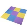 ONE FITNESS Ochranná puzzle podložka MP10 žlutá-modrá-fialová