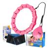 ONE FITNESS Sada masážní hula hoop OHA02 se závažím a zeštíhlujícího pásu BR160 růžová ONE FITNESS Sada masážní hula hoop OHA02 se závažím a zeštíhlujícího pásu BR160 růžová