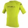 ONEILL Chlapecké lycrové triko LIME krátký rukáv