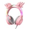 Onikuma Herní sluchátka X15Pro Pink/Deer Horns