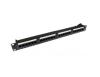 Opticord OPTIX UTP Patch panel Cat.6, 24 port, 1U, black, Certifikován