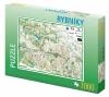Orienteering.cz Rybníky 1000 dílků 68x48 cm motiv OB mapa puzzle Orienteering.cz Rybníky 1000 dílků 68x48 cm motiv OB mapa puzzle
