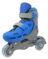 Truly TRISKATE BASIC, šedo-modré kolečkové brusle