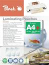 PEACH laminovací folie A4 (228x303mm), 80mic, lesklé, eurozávěs, 100ks