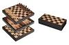 Philos Spiele 3v1 šachy, dáma a backgammon 22 mm mini magnetická cestovní sada her