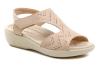 Piccadilly 239030-1 béžové dámské sandály šíře H