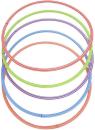 PL HULA HOP Obruč gymnastická hula hoop 50cm dětský fitness kruh 6 barvy