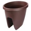 Plastkon Balconia OVI balkónový květináč hnědá