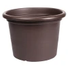 Plastkon Campanula hnědý květináč Plastkon Campanula hnědý květináč