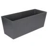 Plastkon Florence Stone dekorativní truhlík 75 cm antracitová Plastkon Florence Stone dekorativní truhlík 75 cm antracitová