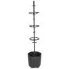 Plastkon Tomato květináč na rajčata 29 cm antracitová