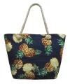 Plážová taška na zip M01701-4 Ananas