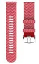 Polar 22 mm pletený červený náhradní řemínek