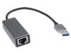 PremiumCord adaptér USB3.0 - LAN RJ45 ETHERNET 10/100/1000 MBIT Aluminium