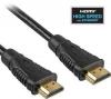 PremiumCord HDMI High Speed + Ethernet kabel, zlacené konektory, 15m PremiumCord HDMI High Speed + Ethernet kabel, zlacené konektory, 15m