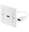 PremiumCord HDMI, zásuvka v panelu, 1x HDMI A - HDMI A Female/Female, bílá PremiumCord HDMI, zásuvka v panelu, 1x HDMI A - HDMI A Female/Female, bílá