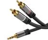 PremiumCord HQ stínený kabel stereo Jack 3.5mm-2xCINCH M/M 5m PremiumCord HQ stínený kabel stereo Jack 3.5mm-2xCINCH M/M 5m