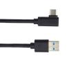 PremiumCord Kabel USB typ C/M zahnutý konektor 90° - USB 3.0 A/M, 2m PremiumCord Kabel USB typ C/M zahnutý konektor 90° - USB 3.0 A/M, 2m