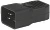 PremiumCord konektor IEC C20, 16A, černý PremiumCord konektor IEC C20, 16A, černý
