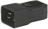 PremiumCord konektor IEC C20, 16A, černý