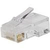 PremiumCord Konektor RJ45 8pinů - na drát, balení 100ks v sáčku PremiumCord Konektor RJ45 8pinů - na drát, balení 100ks v sáčku