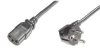 PremiumCord napájecí kabel 240V, délka 5m CEE7 pravoúhlý/IEC C13 PremiumCord napájecí kabel 240V, délka 5m CEE7 pravoúhlý/IEC C13