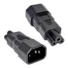 PremiumCord Premium Cord Adaptér IEC C14 na IEC C5 [34]trojlístek[34] napětí 230V, 10A