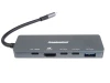 PremiumCord USB-C na 4K@60Hz HDMI + 10G USB3.2 A + 10G 2x USB-C + PD(power delivery) adaptér PremiumCord USB-C na 4K@60Hz HDMI + 10G USB3.2 A + 10G 2x USB-C + PD(power delivery) adaptér