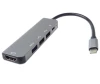 PremiumCord USB-C na HDMI + USB3.0 + 2x USB2.0 + PD(power delivery) adaptér PremiumCord USB-C na HDMI + USB3.0 + 2x USB2.0 + PD(power delivery) adaptér