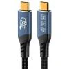 PremiumCord USB4™ Version2.0 80Gbps 16K@60Hz 240W Thunderbolt 3 a 4 kabel 1,5m PremiumCord USB4™ Version2.0 80Gbps 16K@60Hz 240W Thunderbolt 3 a 4 kabel 1,5m