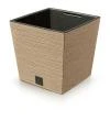 Prosperplast Květináč FURU SQUARE LOW ECO WOOD 24 cm naturo