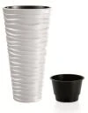 Prosperplast Květináč SAND SLIM bílý 39 cm Prosperplast Květináč SAND SLIM bílý 39 cm