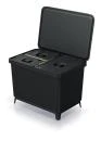 Prosperplast Odpadkový koš SYSTEMA 1x23l + 2x10l černý Prosperplast Odpadkový koš SYSTEMA 1x23l + 2x10l černý