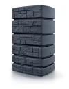 Prosperplast TOWER STONE antracit 500 l sud Prosperplast TOWER STONE antracit 500 l sud