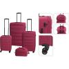 Proworld Sada cestovních kufrů 4 ks červená Proworld Sada cestovních kufrů 4 ks červená