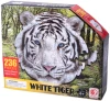 Puzzle obrysové Tygr 42x41cm skládačka 236 dílků v krabičce Puzzle obrysové Tygr 42x41cm skládačka 236 dílků v krabičce