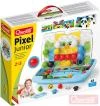 Quercetti Pixel Junior baby mozaika velké kloboučky se stojánkem cestovní