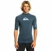 QUIKSILVER Pánské lycrové triko ALL TIME UPF50 krátký rukáv