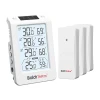 RainPoint BALDRTHERM B0598 bílý 3kanálový termohygrometr s automatickým podsvícením