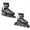 Raven Advance black/mint dětské brusle 2v1 POUZE EU 35-39, pánský (hokejový) (VÝPRODEJ)