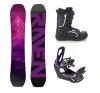 Raven Destiny snowboard + Raven S230 Black/violet vázání + Raven Target obuv