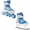 Raven Drill white/mint dětské brusle 2v1 POUZE EU 38-42, dámský (se zoubky) (VÝPRODEJ)