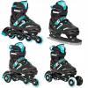 Raven Helixi LED black/mint dětské kolečkové brusle 4v1 - svítící kolo POUZE EU 30-33, pánský (hokejový) (VÝPRODEJ) Raven Helixi LED black/mint dětské kolečkové brusle 4v1 - svítící kolo POUZE EU 30-33, pánský (hokejový) (VÝPRODEJ)