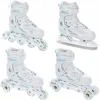 Raven Spirit white/mint dětské brusle 4v1 POUZE EU 40-43, dámský (se zoubky) (VÝPRODEJ)