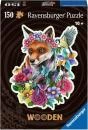 Ravensburger DŘEVO Puzzle 150 dílků Barevná liška 27x20cm skládačka